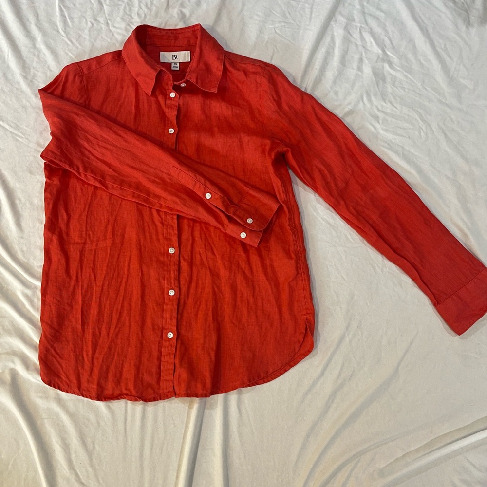 100% linen button down-Banana Republic